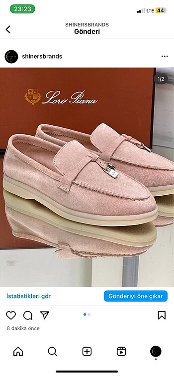 Loro Piana Loro piana kadın loafer ayakkabı sıfır