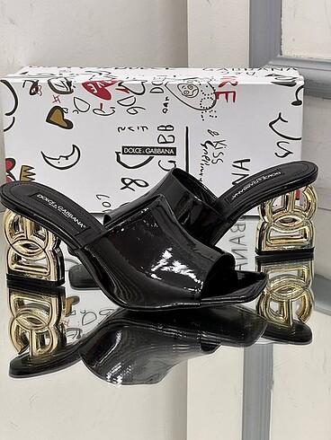 39 Beden dolce gabbana terlik gold detay sıfır ithal