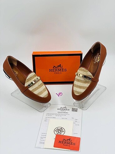 Hermes hermes loafer babet sıfır