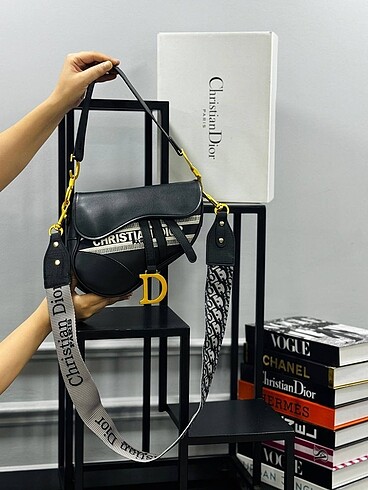 Beden siyah Renk Dior saddle çanta sıfır