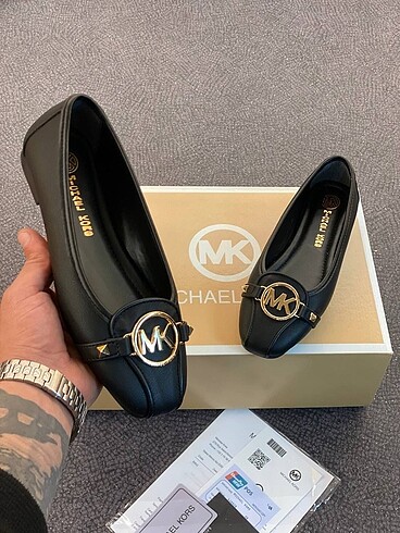 38 Beden siyah Renk Michael kors babet sıfır