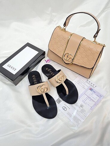 38 Beden Gucci parmak arası terlik sıfır