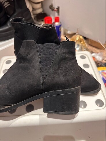 H&M marka süet bot - Görsel 3