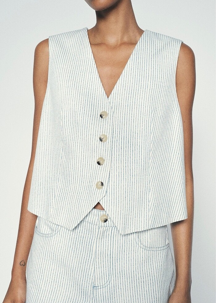 Zara orjinal yelek - Görsel 5