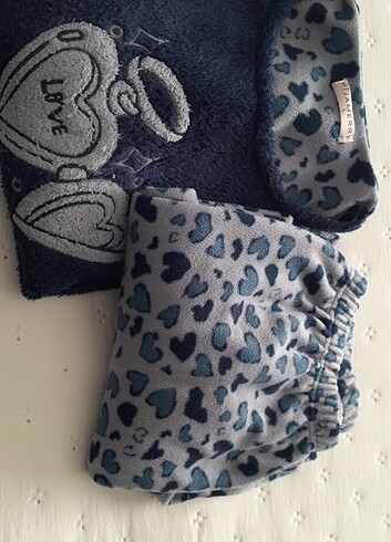 l Beden lacivert Renk Kislik polar pijama