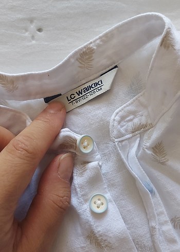 LC Waikiki Beyaz Kısa Kollu Keten Erkek Gömlek