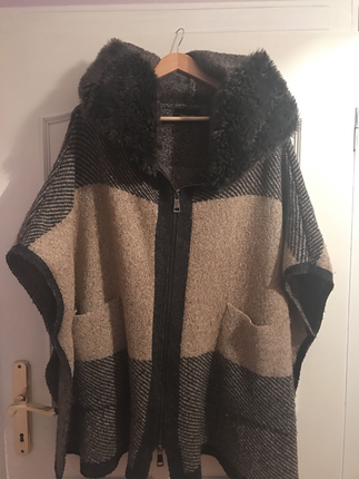 Zara Zara kahverengi panço
