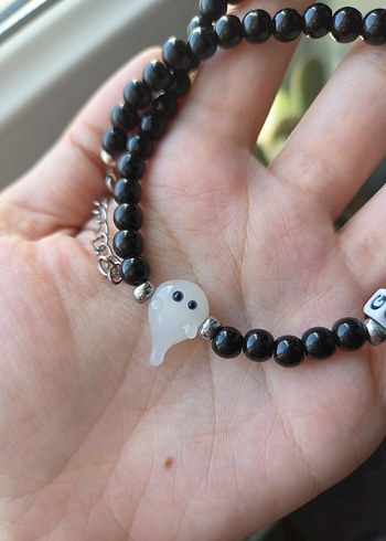 Accessorize Siyah Boncuklu Gotik Kadın Bileklik