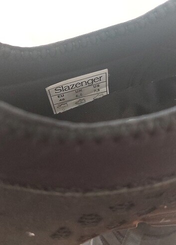 40 Beden Slazenger orijinal siyah spor ayakkabı