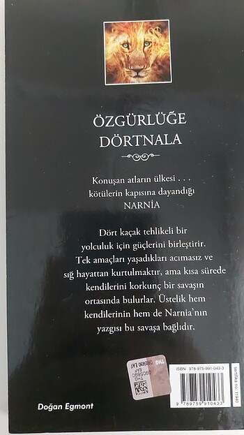  Beden Sorunsuz narnia günlükleri at ve çocuk kitabı sıfır ayarında