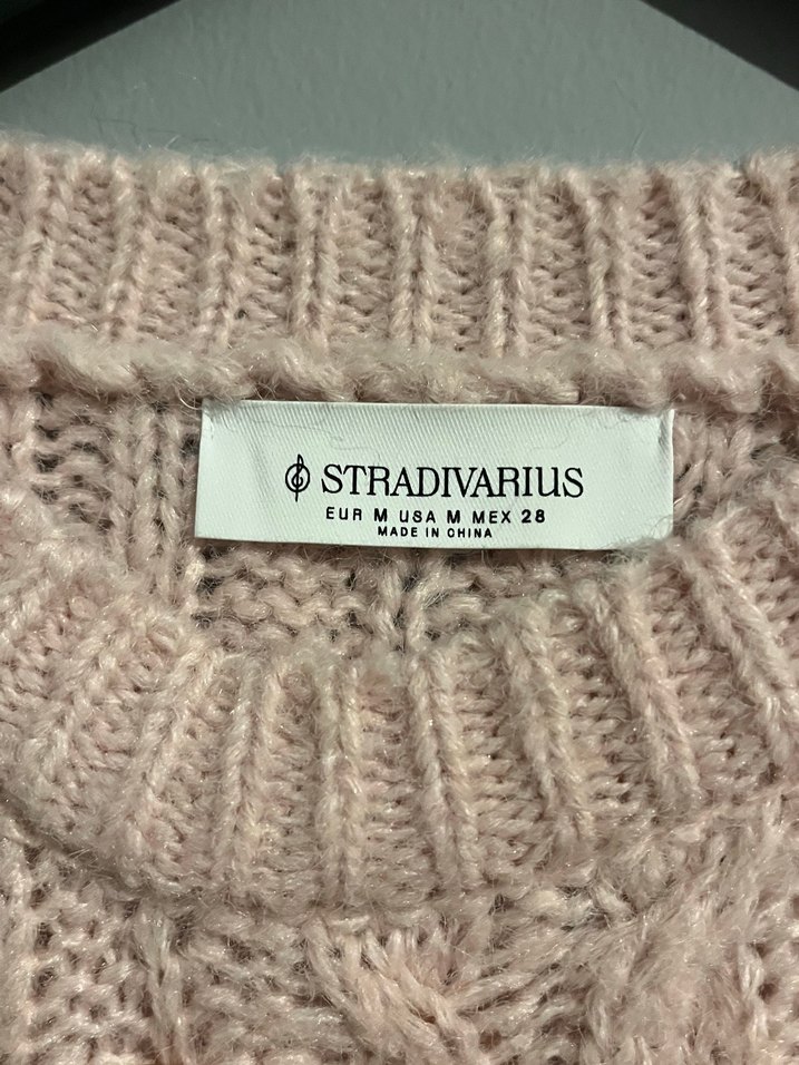 stradivarius pembe kazak - Görsel 2