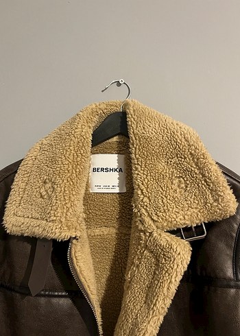 Kahverengi Kürklü Deri Kadın Ceket - Görsel 2