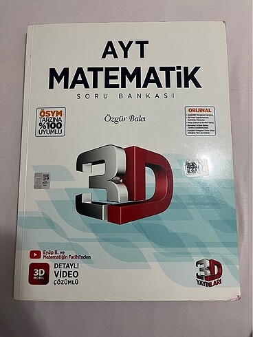 3D Ayt Matematik Soru Bankası