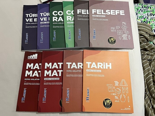 Ünlü Yayınları VİP 11. sınıf Test Kitabı