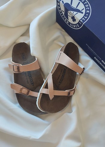 Deri Tokalı Kadın Terlik birkenstock - Görsel 7
