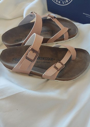 Deri Tokalı Kadın Terlik birkenstock - Görsel 5