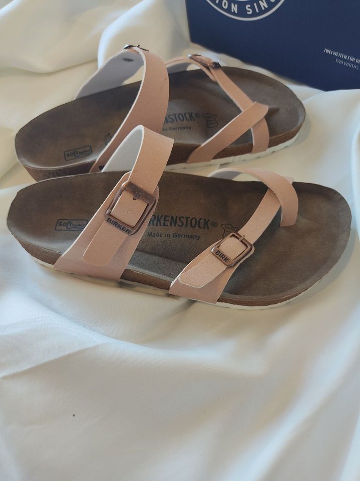 Deri Tokalı Kadın Terlik birkenstock - Görsel 5