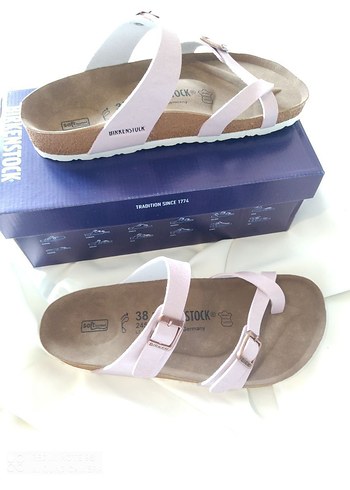 Pembe Tokalı Kadın Dolgu Topuk Terlik - Görsel 6