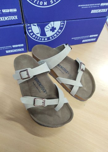 Bej Kadın Bohem Tarzı Toka Detaylı Terlik - Görsel 6