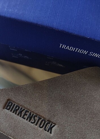 38 Beden kahverengi Renk Birkenstock mantar taban yeni sıfır ürün tam kalıp kuruludur .36