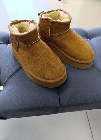 37 Beden camel Renk ugg platform süet materyal tam kalıptir yeni sıfır ürün kutusuz