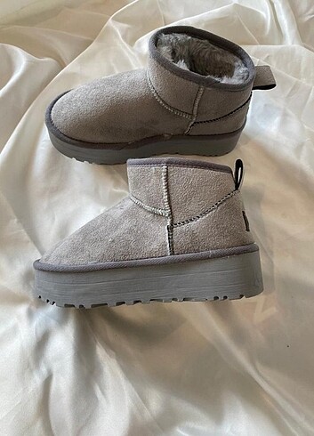 37 Beden gri Renk #ugg ultramini platform tam kalıp yeni sıfır ürün kutusuz gönder