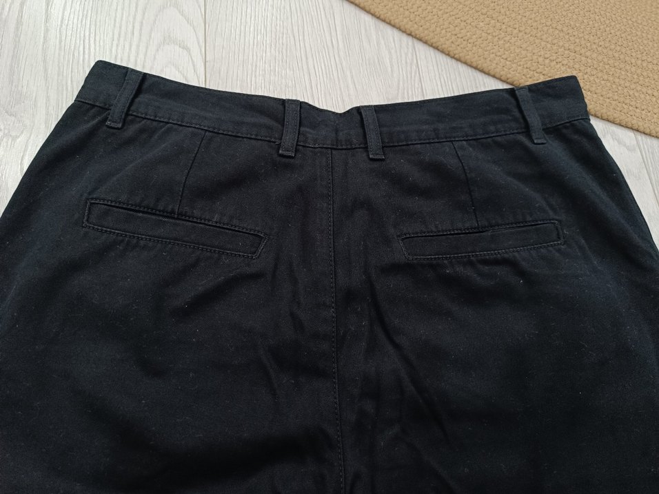 Siyah Unisex Regular Denim Pantolon - Görsel 2