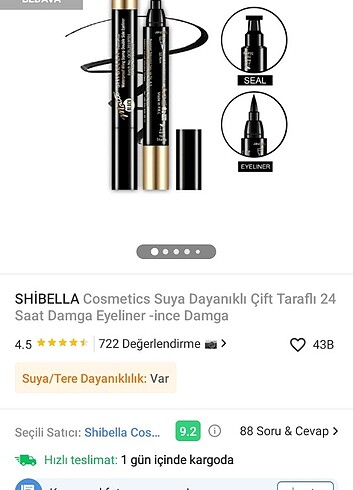 KOLAY UYGULANABİLİR BASKILI EYELİNER