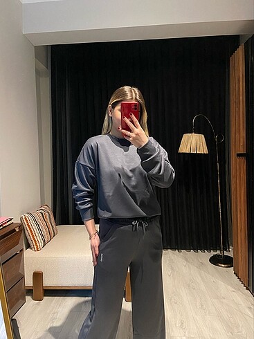 xxl Beden gri Renk Oysho modal takım