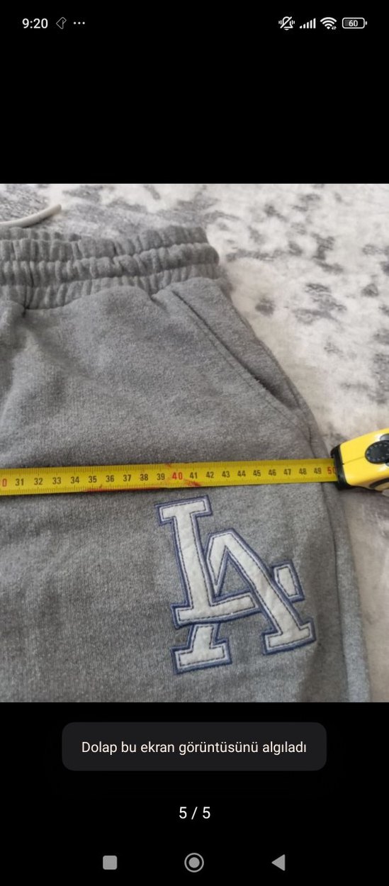 Gri Rahat Kesim Eşofman Altı - Görsel 5