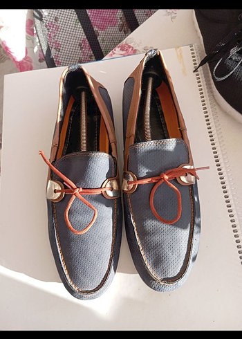 Gri Casual Erkek Ayakkabı Bağcıkları - Görsel 2