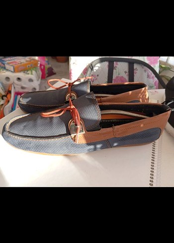 Gri Casual Erkek Ayakkabı Bağcıkları - Görsel 3