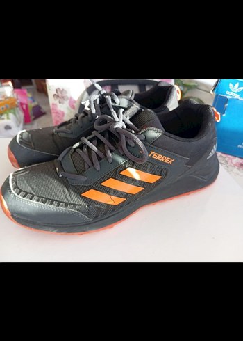 Gri Adidas Erkek Spor Ayakkabı Bağcıkları - Görsel 3