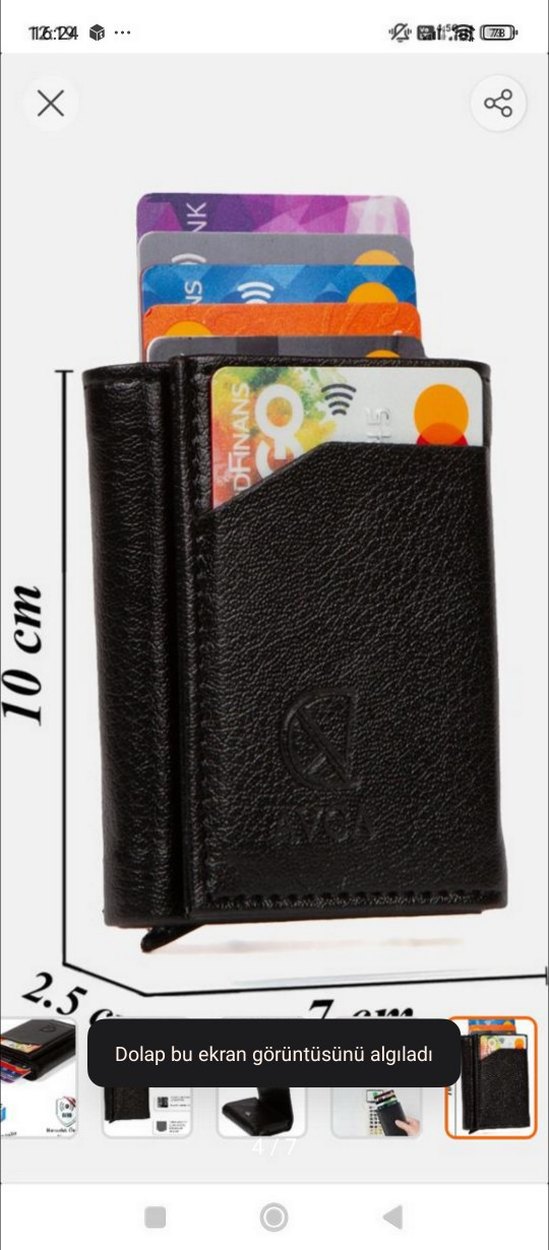 Alüminyum Kasa Siyah İş Cüzdanı - Görsel 4