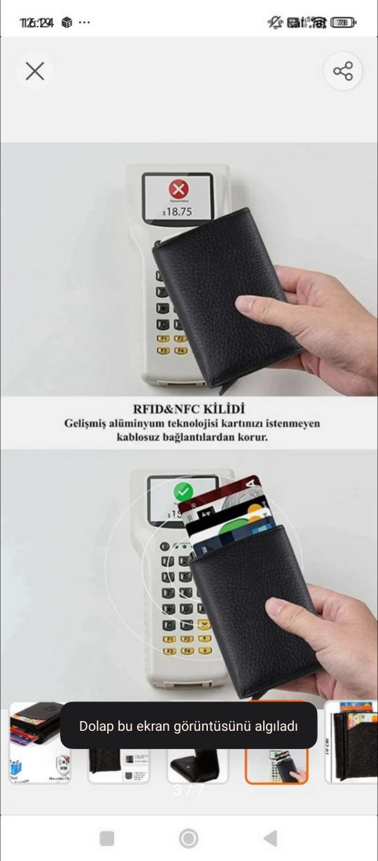 Alüminyum Kasa Siyah İş Cüzdanı - Görsel 3