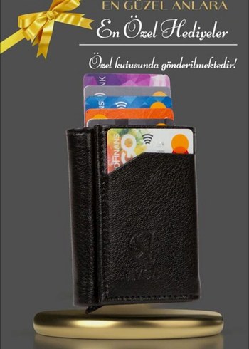 Alüminyum Kasa Siyah Erkek Cüzdanı - Görsel 7