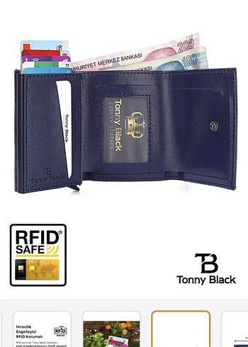 Erkek mekanizmalı kartlık  cüzdan - Görsel 2