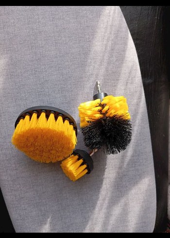 Sarı Renkli Çok Amaçlı Temizlik Fırçası Seti - Görsel 5