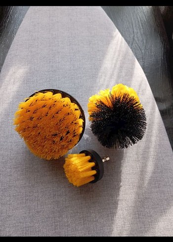 Sarı Renkli Çok Amaçlı Temizlik Fırçası Seti - Görsel 7