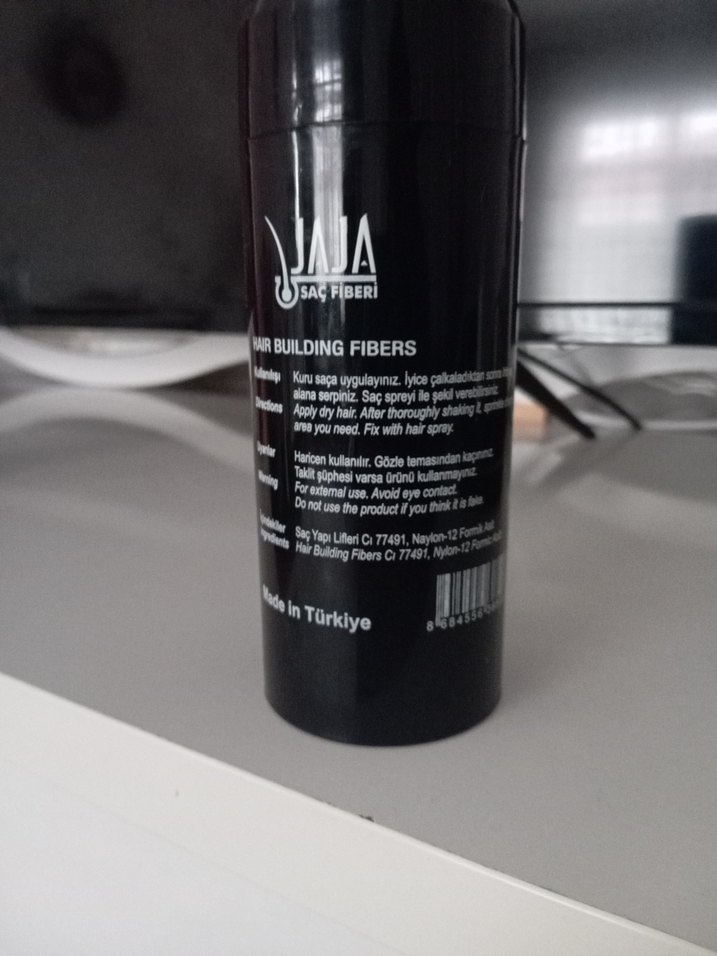 Jaja Saç Fiberi Siyah 50 gr - Görsel 4