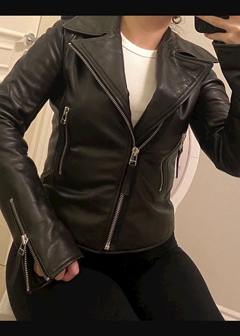 İPEKYOL hakiki deri biker ceket - Görsel 2