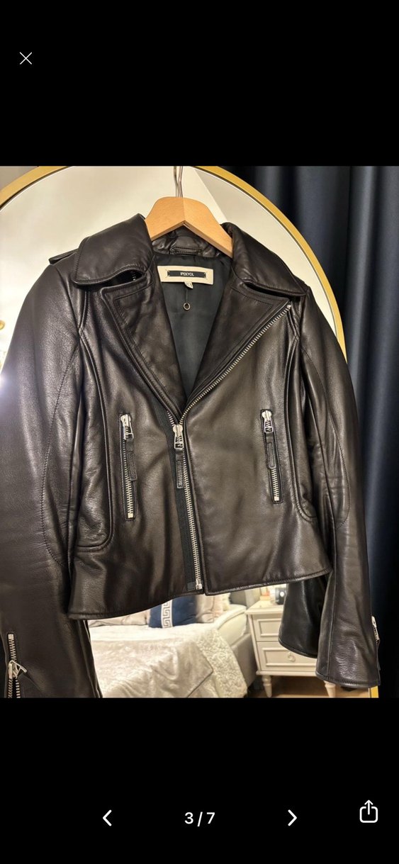 İPEKYOL hakiki deri biker ceket - Görsel 3