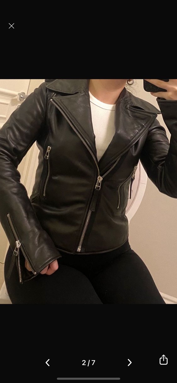 İPEKYOL hakiki deri biker ceket - Görsel 2