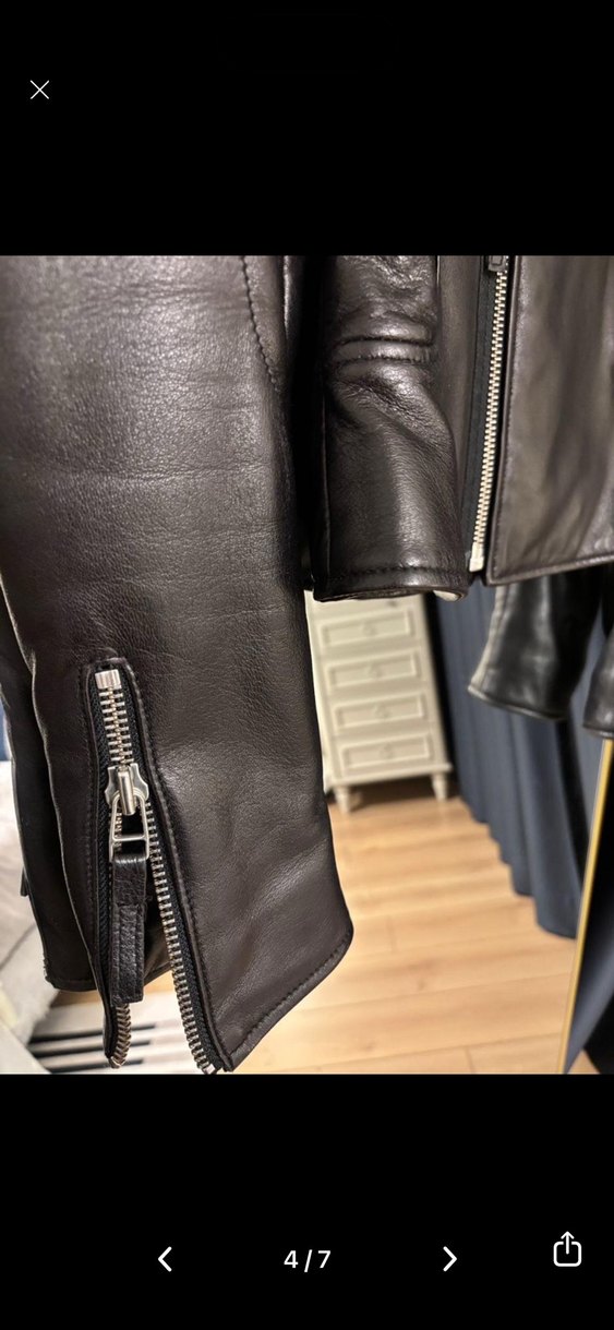 İPEKYOL hakiki deri biker ceket - Görsel 4