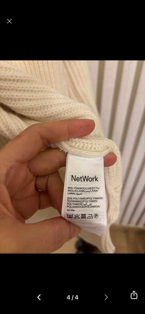 Network %80 yün kapüşonlu hırka - Görsel 4