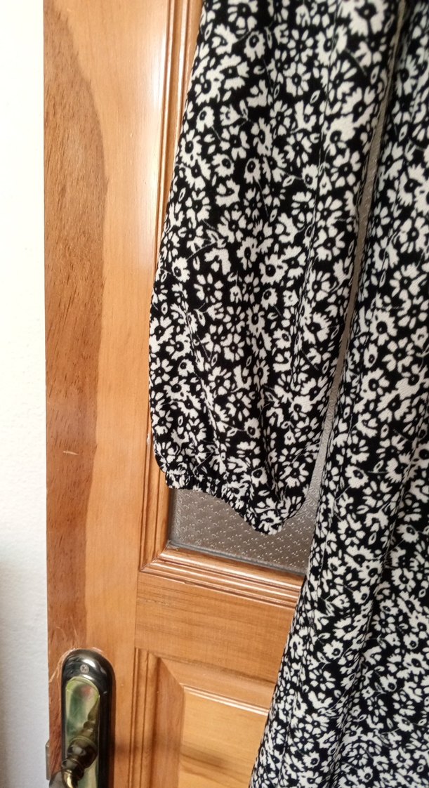 Gri Uzun Kol Bohem Uzun Elbise - Görsel 4