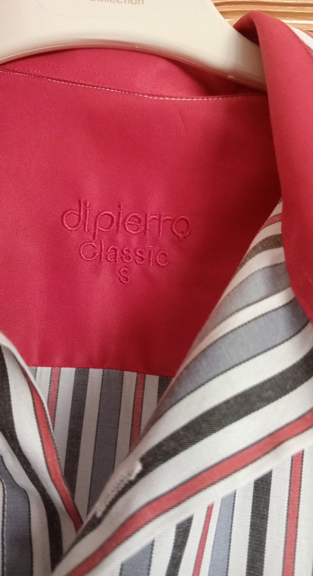 Gri Çizgili Kısa Kollu Erkek Gömlek - Görsel 2