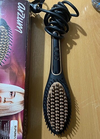 diğer Beden siyah Renk Arzum süperstar saç düzlestirici fırça