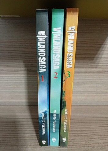 Vinland Saga manga 1 2 3