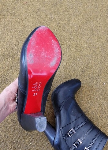 Kalın topuklu bot - Görsel 5